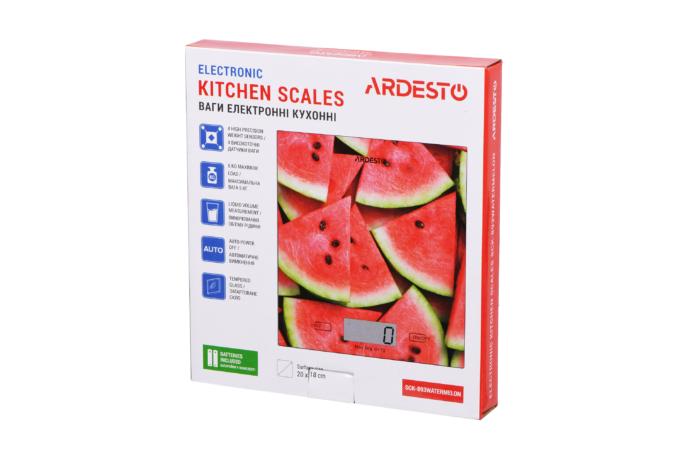 Весы кухонные Ardesto Арбузы до 5 кг (SCK-893WATERMELON) - фото 4