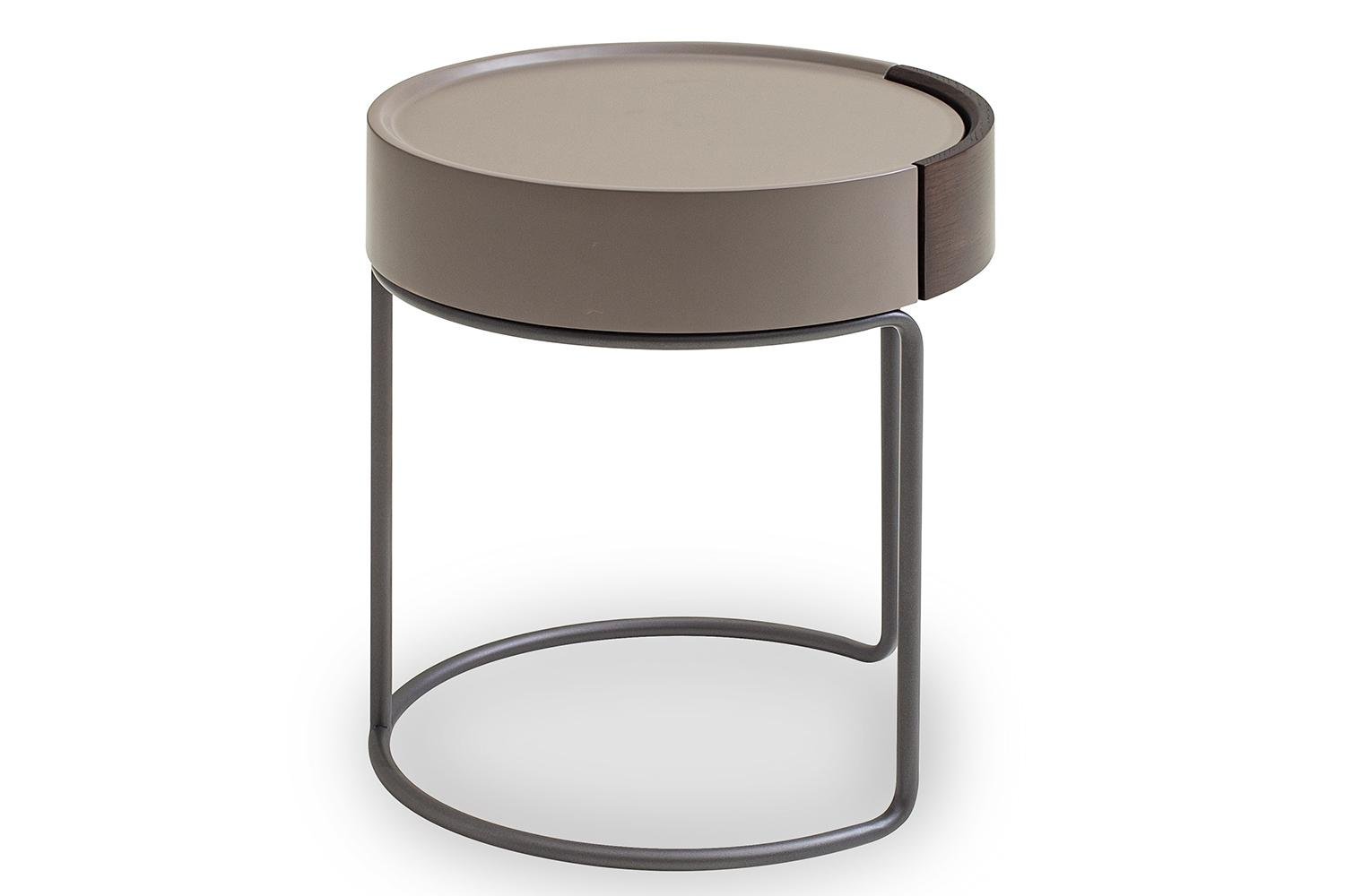 Тумбочка прикроватная Valerio 1 ящик Smoky oak matt stone base (16041) - фото 6