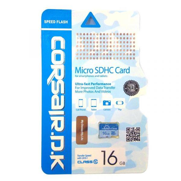 Картка пам'яті microSD Corsair.D.K 16 GB Class 10 (14736)