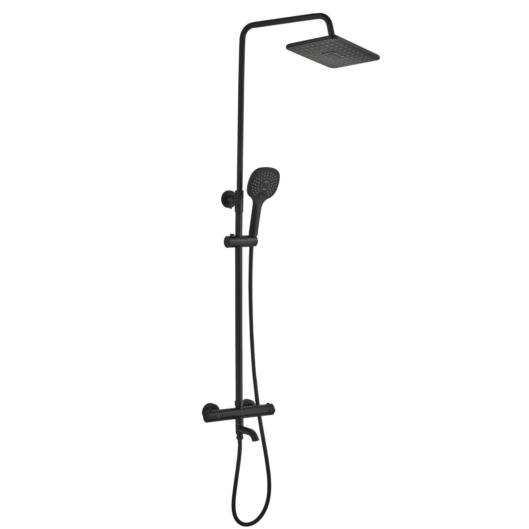 Душевая система Globus Lux Termostatic R GLA-0041T-BB Черный (21323110) Душевая система Globus Lux Termostatic R GLA-0041T-BB Черный (21323110)