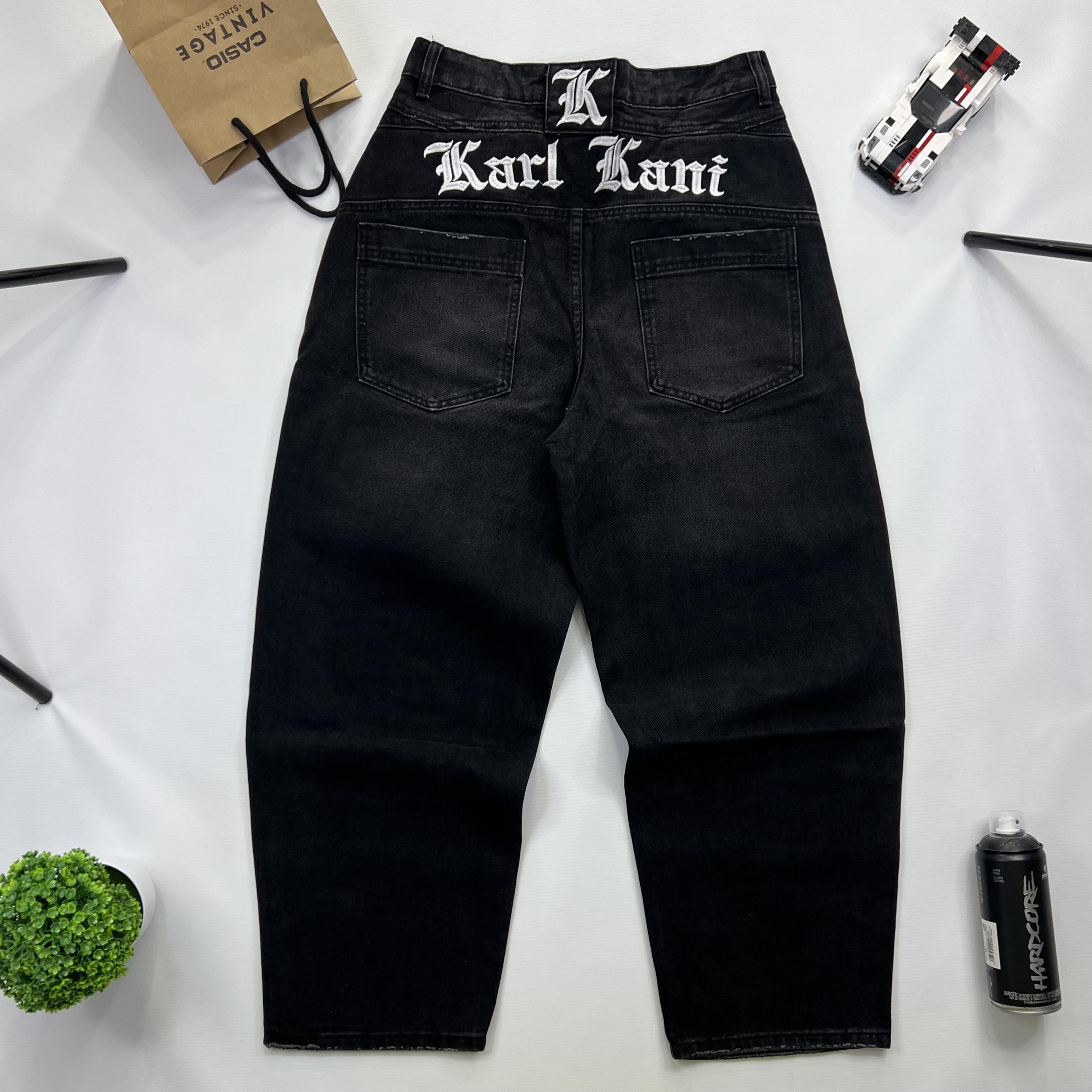 Брюки KARL KANI jeans rap pants baggy y2k sk8 L (35017235)