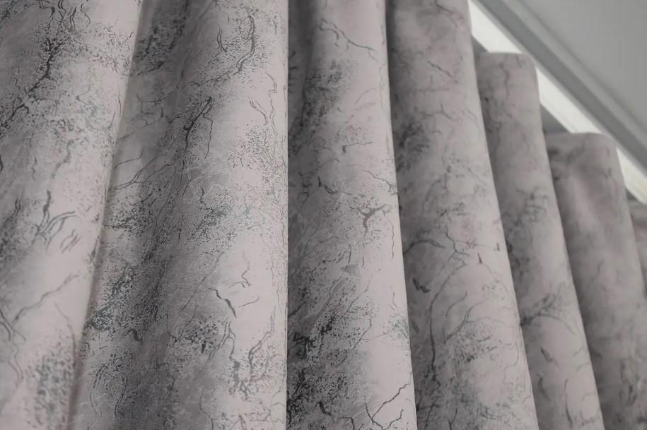 Ткань для штор Афина бархат Светло-серый (1313ш) - фото 5 Ткань для штор Афина бархат Светло-серый (1313ш) - фото 5