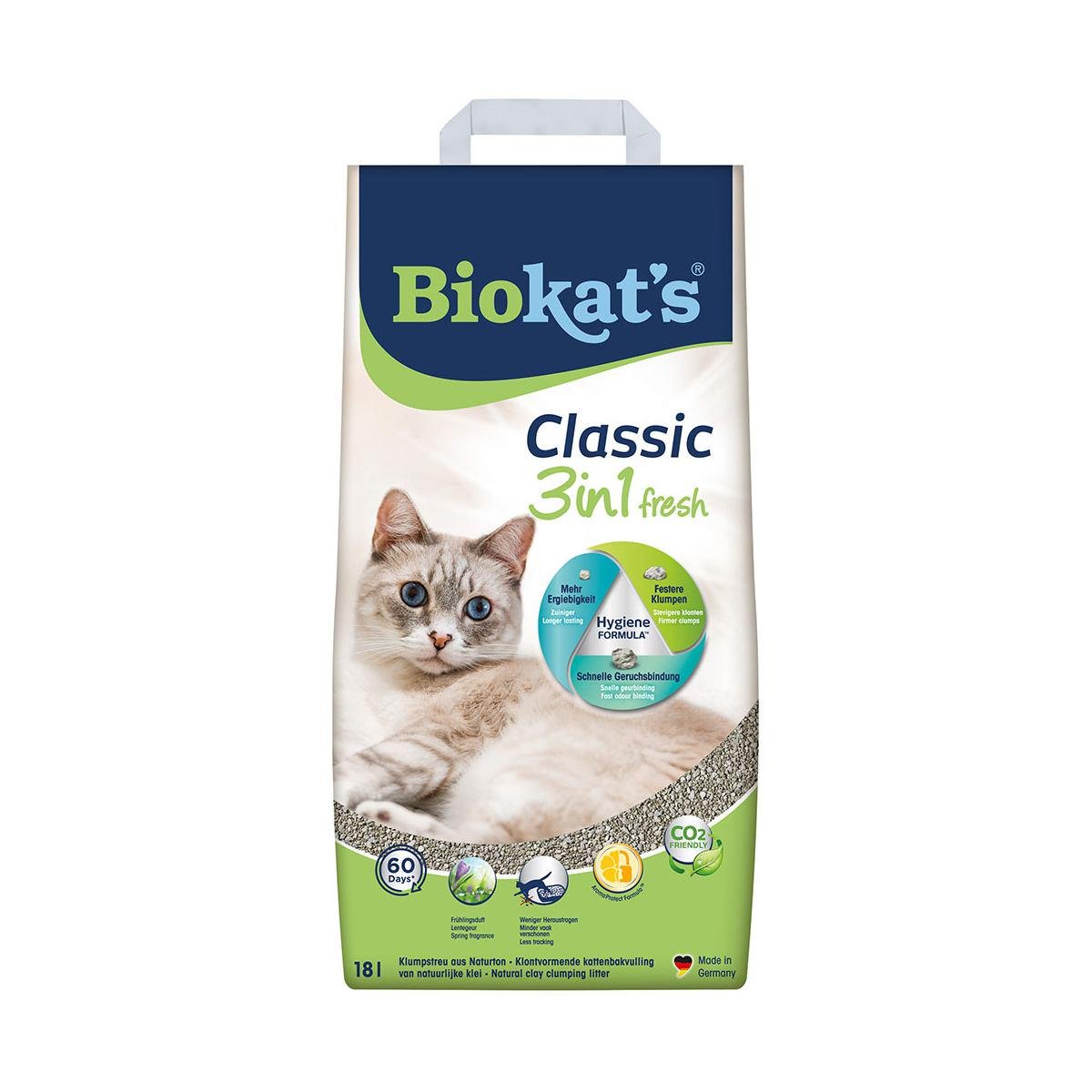 Наповнювач бентонітовий Biokats Classic Fresh 3in1 18 л (G-613796) - фото 1