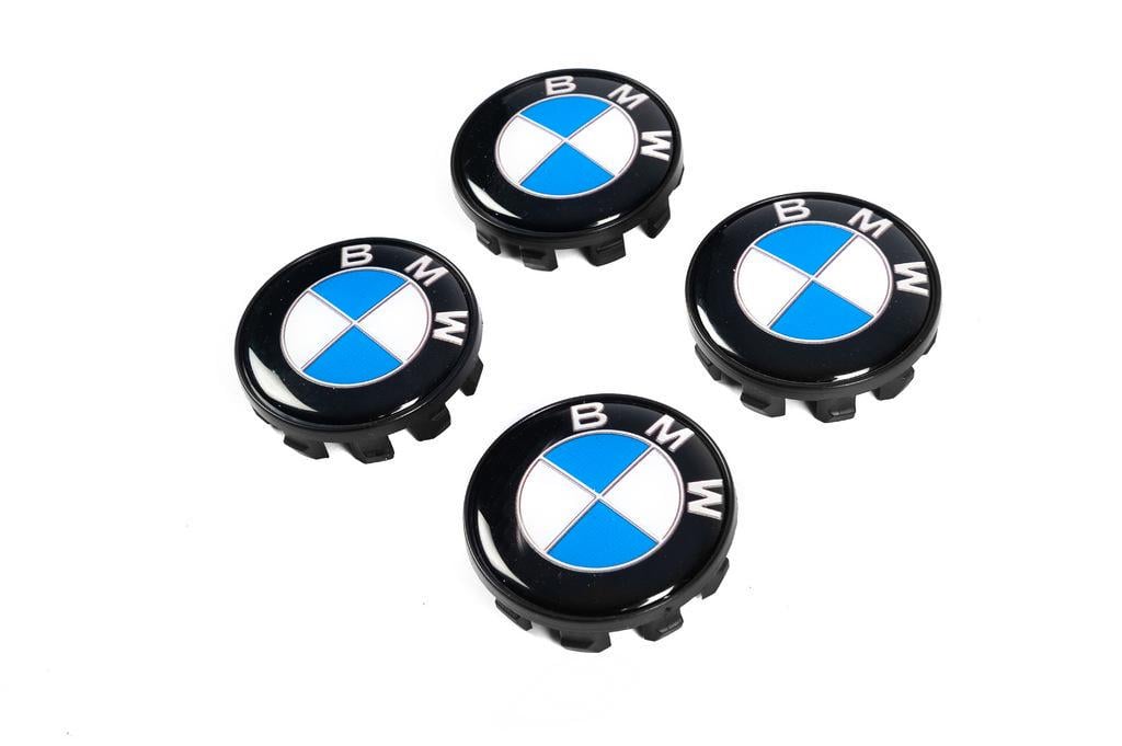 Колпачки 55/53 мм V-OLD Davs Auto для BMW abs-пластик Синий