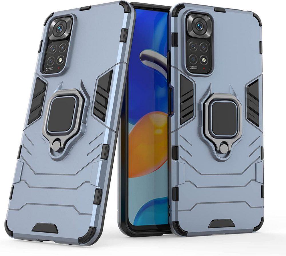 Противоударный чехол Xiaomi Redmi Note 11 (подставка кольцо) Graphite (29704-40)