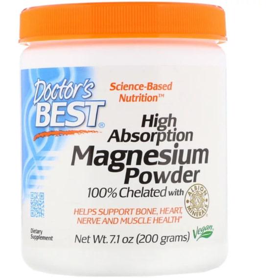 Микроэлемент Магний Doctor's Best High Absorption Magnesium Powder 200 г 100 порцій (DRB-00408)