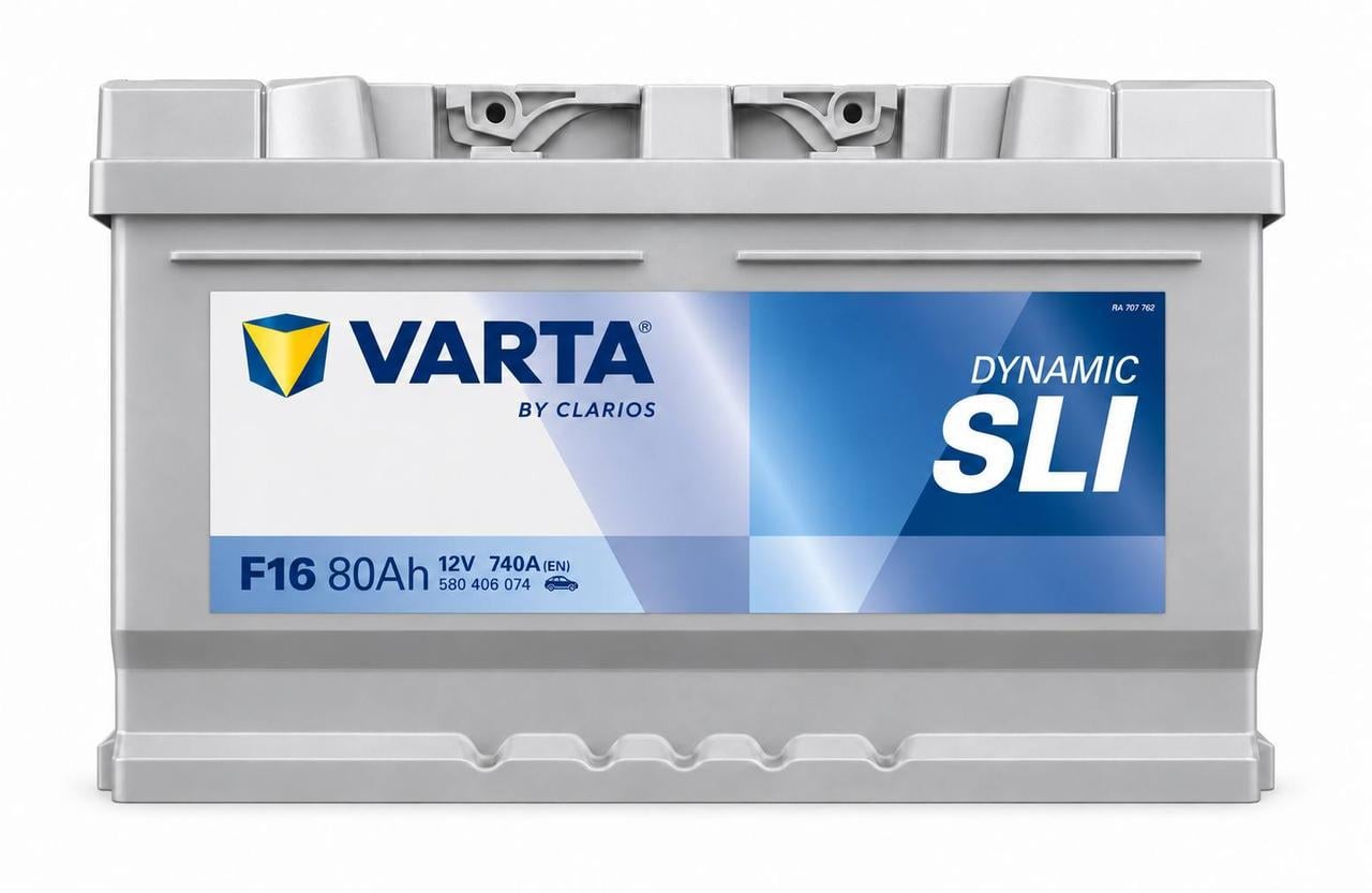 Акумулятор автомобільний Varta F16 80 Ah 740A R+ 12V (3208103705) Акумулятор автомобільний Varta F16 80 Ah 740A R+ 12V (3208103705)