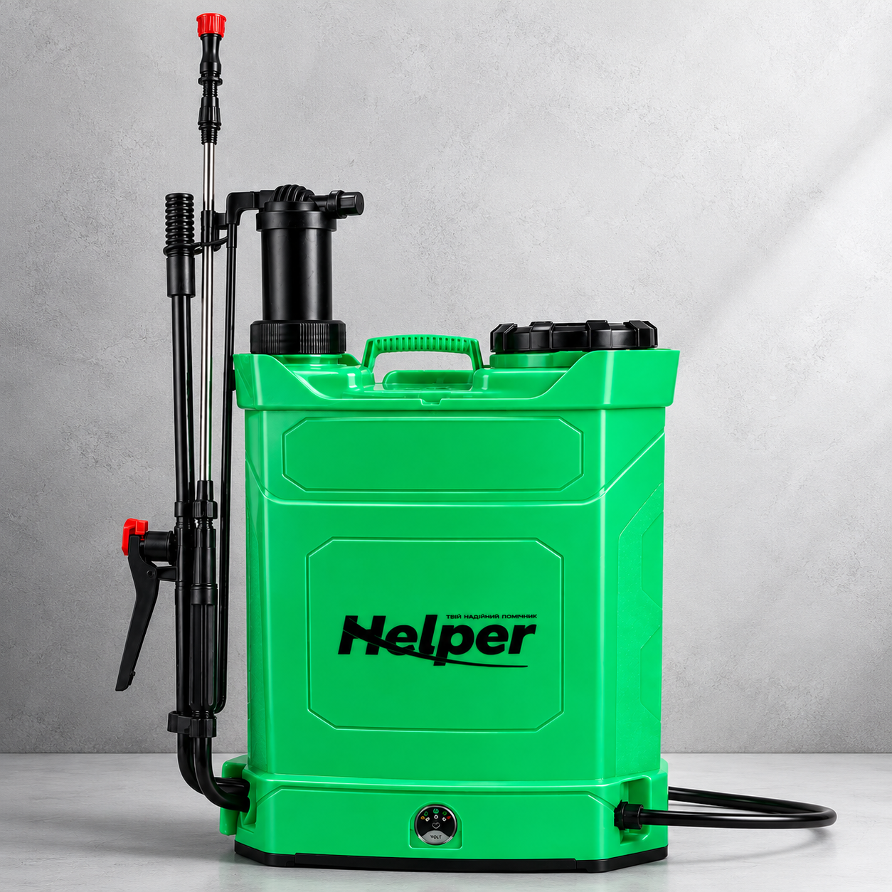 Обприскувач акумуляторний Helper HP-1157 16 л 2в1 8 Аг 12 В ручний та автоматичний режими Обприскувач акумуляторний Helper HP-1157 16 л 2в1 8 Аг 12 В ручний та автоматичний режими
