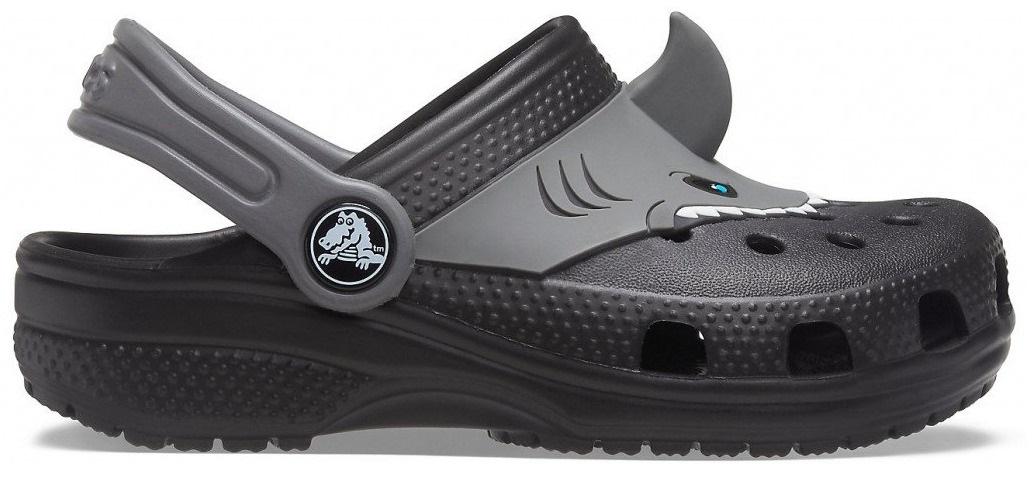 Сабо Crocs Kids Fun Lab Classic I AM Shark C11 р. 28 18 см Black (207073) - фото 1