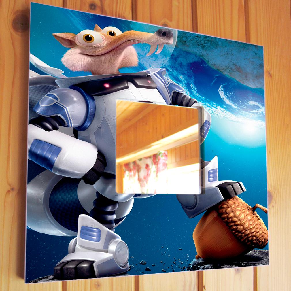 Зеркало декоративное Мультфильм "Ледниковый период" 260х260 мм (M03826)