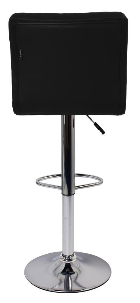 Барный стул Bonro BC-0106 из экокожи квадратный с подставкой для ног Черный (132-76-40080026) - фото 4 Барный стул Bonro BC-0106 из экокожи квадратный с подставкой для ног Черный (132-76-40080026) - фото 4