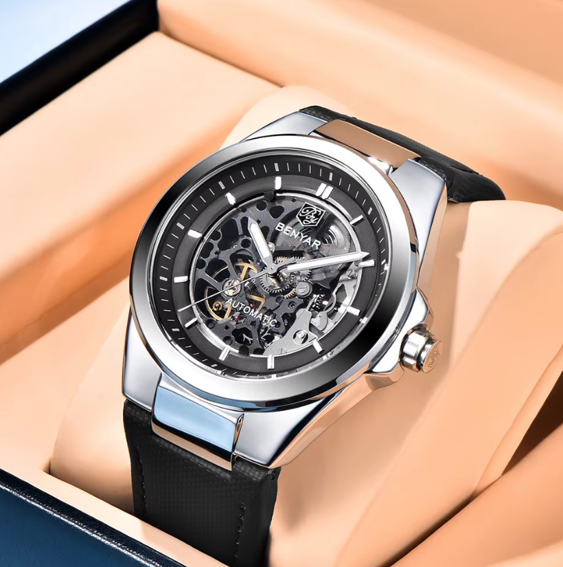 Часы мужские Benyar BY-5207 Black/Silver/Gray (2732072551) - фото 2 Часы мужские Benyar BY-5207 Black/Silver/Gray (2732072551) - фото 2