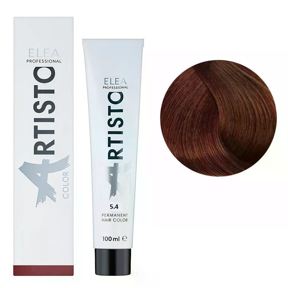 Крем-краска для волос Elea Professional Artisto Color 5.4 Светлый медный шатен 100 мл