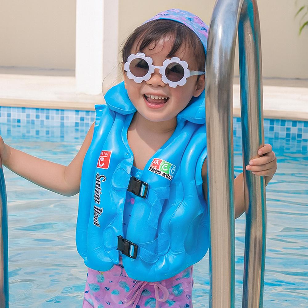 Надувний жилет для плавання для дітей Wave 45 см Блакитний (52-бла-BT-6525-M) - фото 5 Надувний жилет для плавання для дітей Wave 45 см Блакитний (52-бла-BT-6525-M) - фото 5