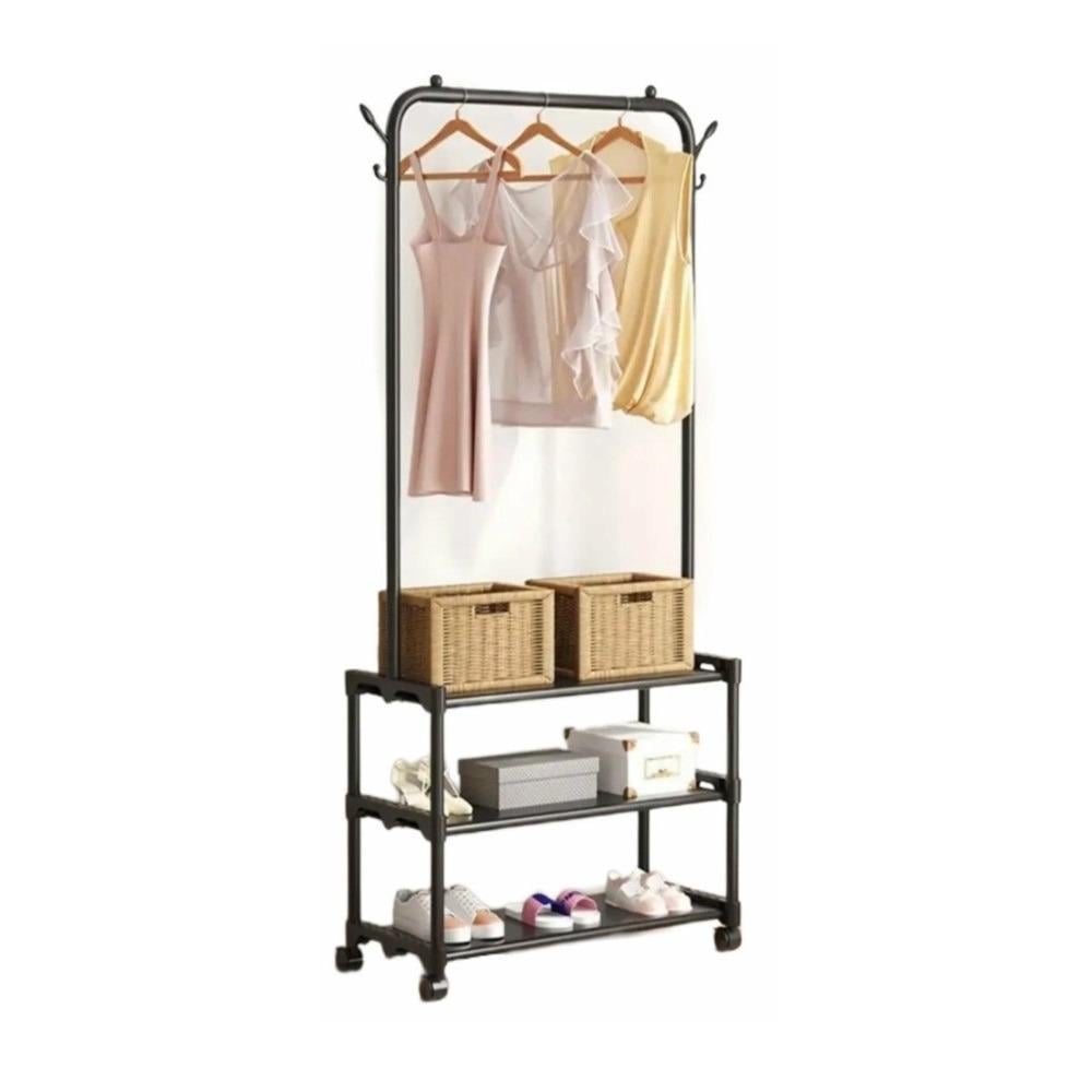 Вешалка-стойкая с полками для обуви 56х34,5х162 см (MPH042331)