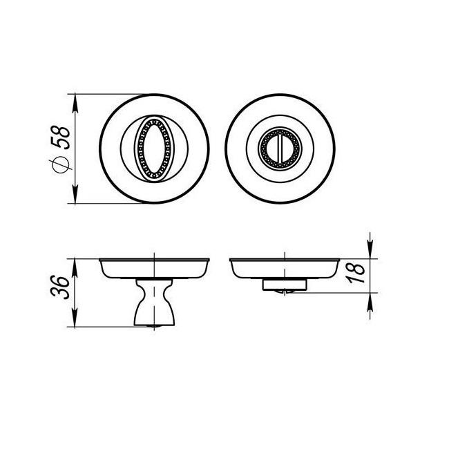 Накладка на розетке Fuaro BK6 SM GOLD-24 под поворотник круглая Золотистый (ФР207) - фото 3 Накладка на розетке Fuaro BK6 SM GOLD-24 под поворотник круглая Золотистый (ФР207) - фото 3