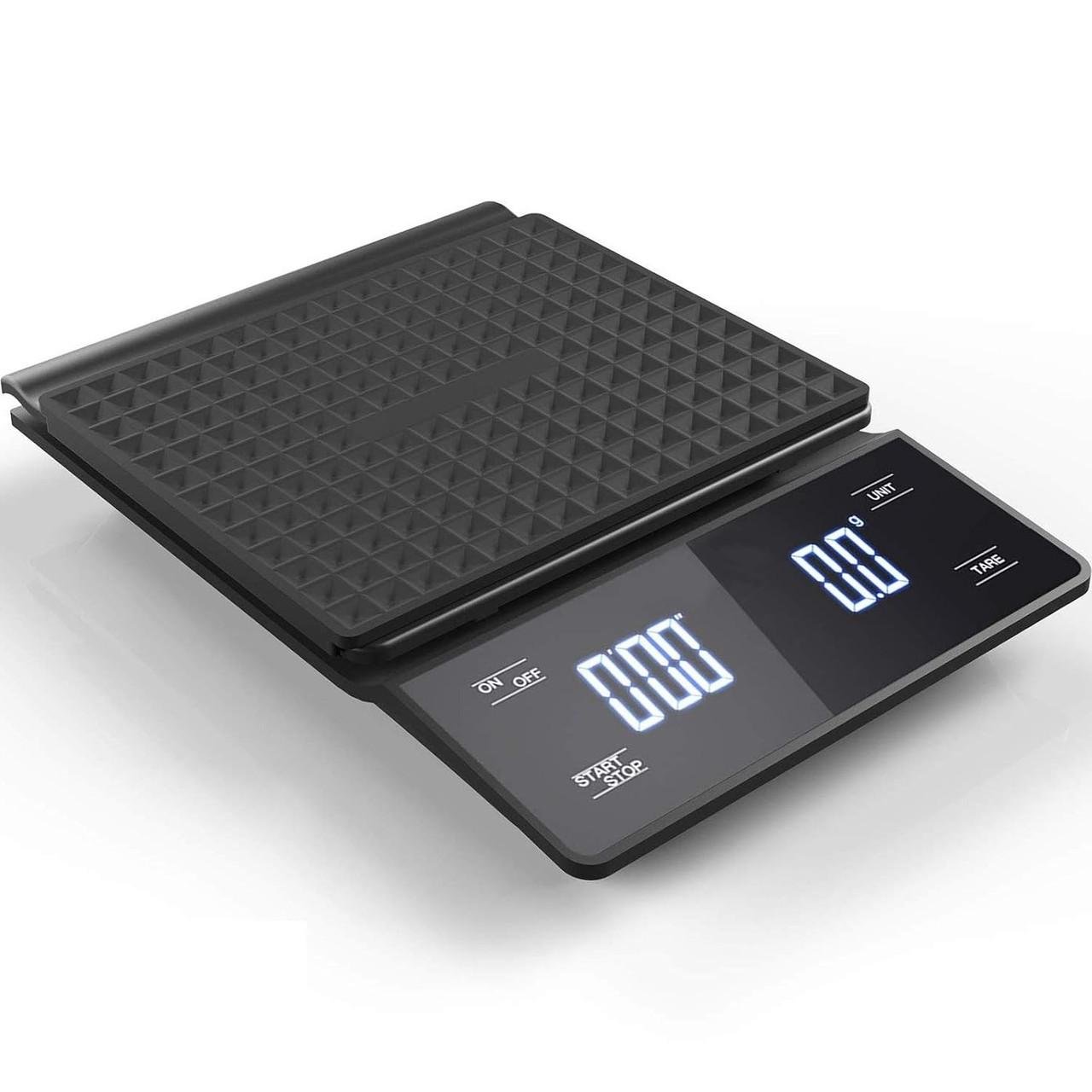 Весы для кофе с таймером Coffee scale 0,1 г-3 кг Black (2541086157)