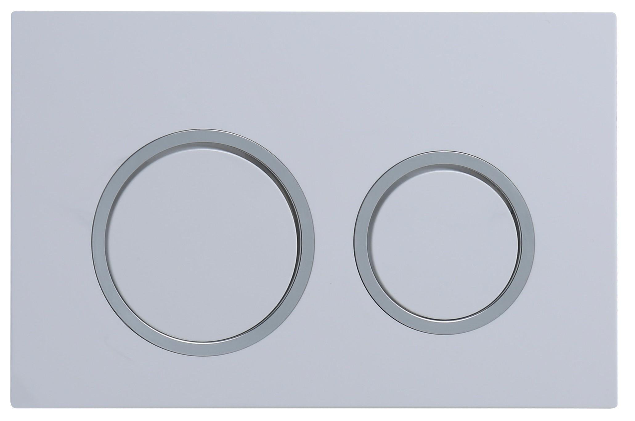 Панель смыва KOER КT-0605-03 пластиковая 220x140 мм Белый (OL-KR5316)