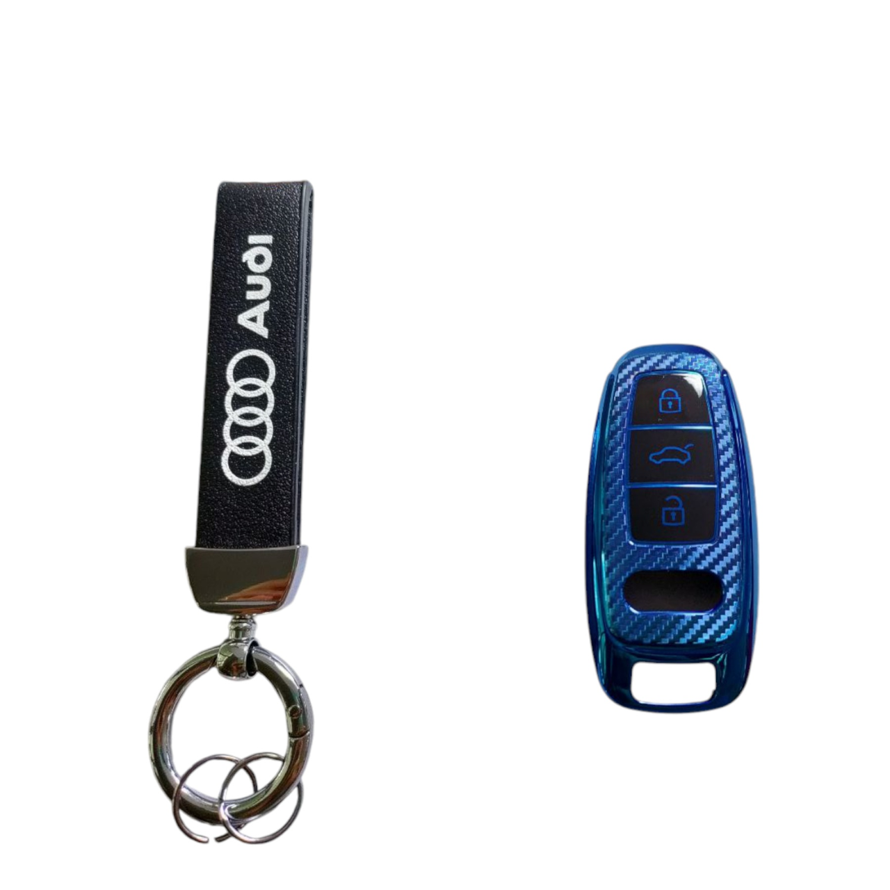 Чехол для ключа Audi Синий (2360885029)