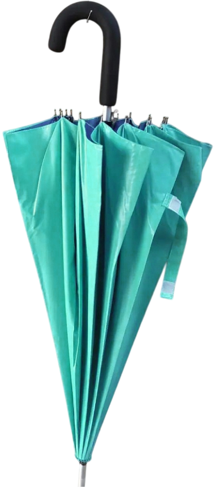 Зонт трость полуавтомат с чехлом 16 спиц d 112 см с облаками внутри Бирюзовый (MR7483) Зонт трость полуавтомат с чехлом 16 спиц d 112 см с облаками внутри Бирюзовый (MR7483)