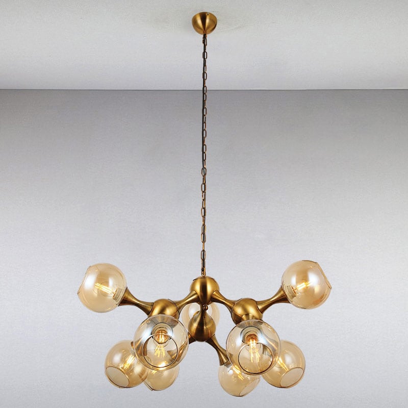 Люстра подвесная Light House LS-13914/9 TEA Золото