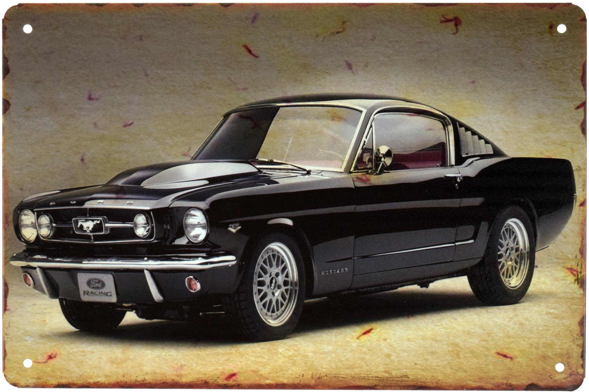 Табличка металлическая Ford Racing 20x30 см Табличка металлическая Ford Racing 20x30 см