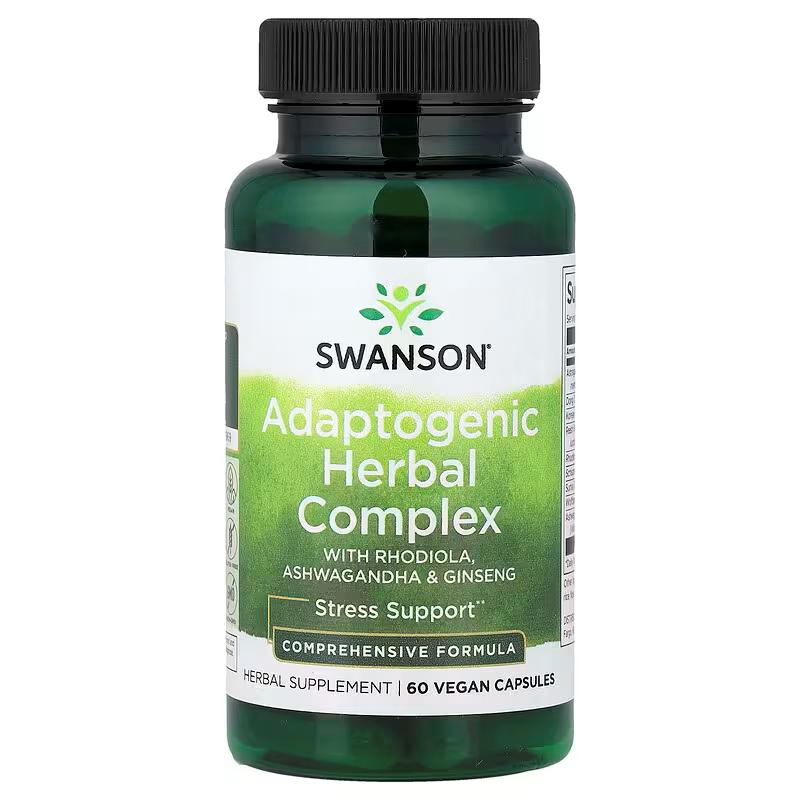 Адаптогенный комплекс трав Swanson Adaptogenic Herbal Complex 60 caps