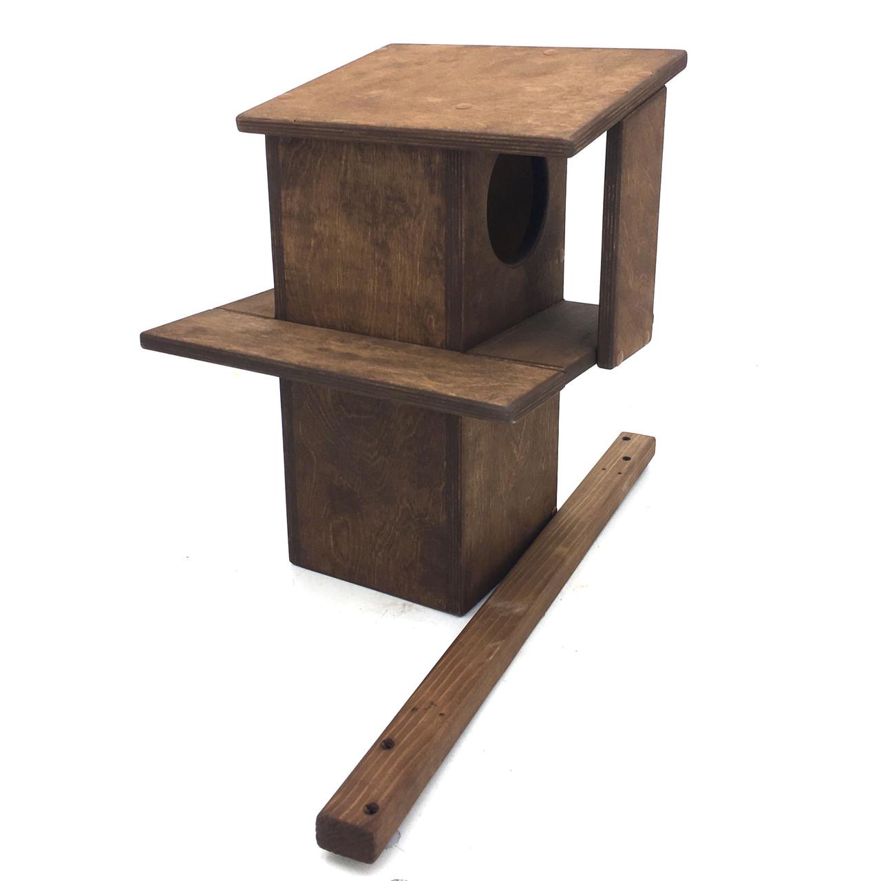 Домик для белок из дерева Кола Капучино (ДДБ-000909) - фото 3 Домик для белок из дерева Кола Капучино (ДДБ-000909) - фото 3