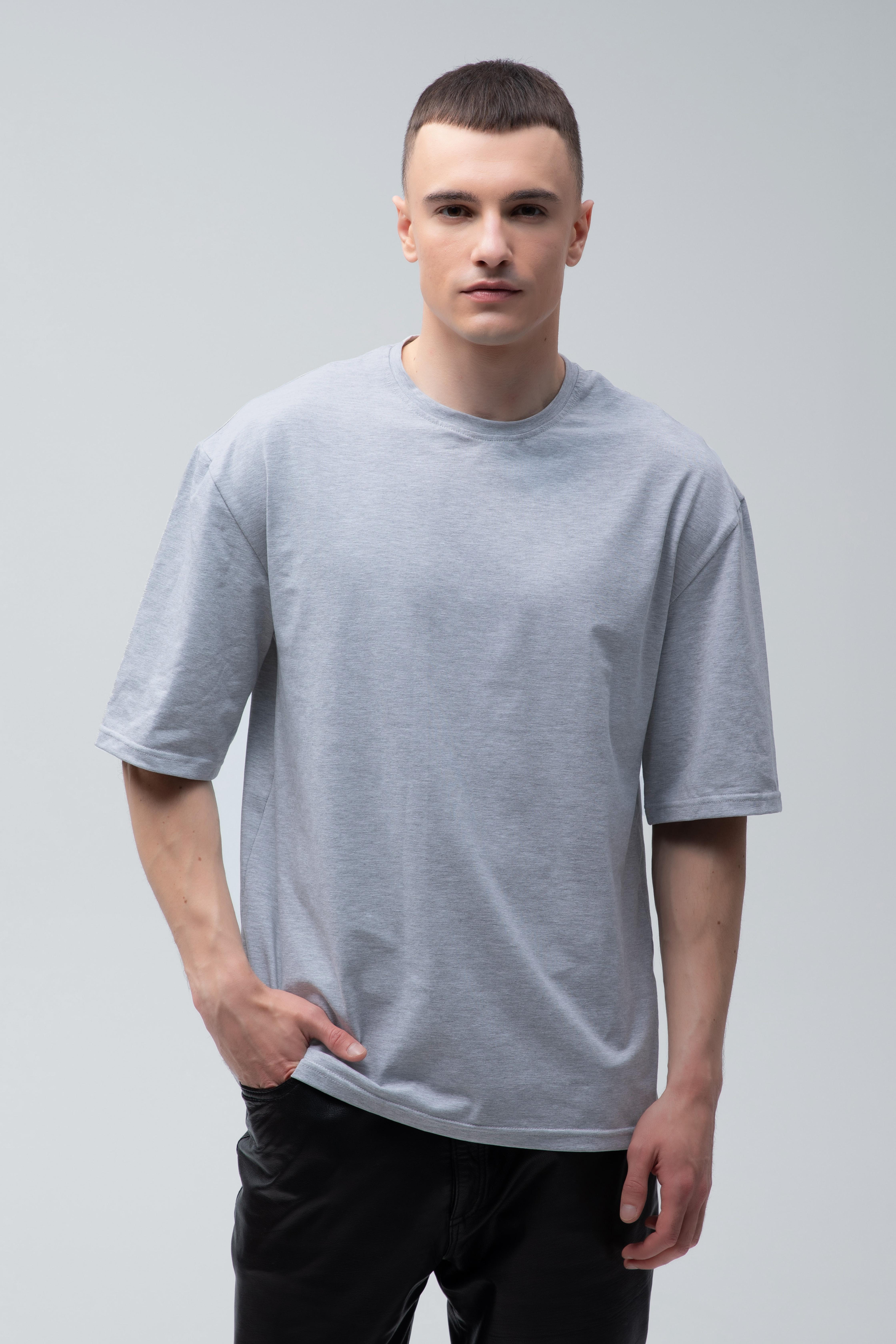 Футболка мужская Ray oversize S/M Серый меланж (U0104M-Grey Heather)