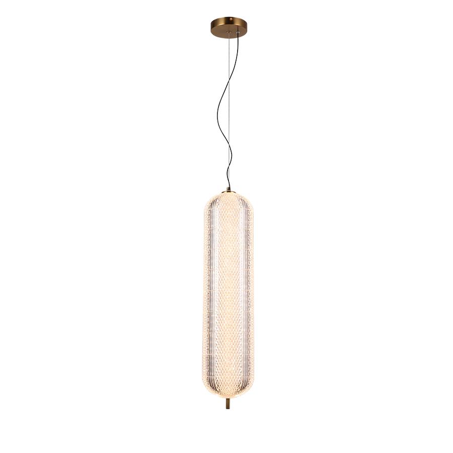 Подвесной светильник светодиодный Levistella 79112099-1led 600х150 мм CL Бронзовый (119675)