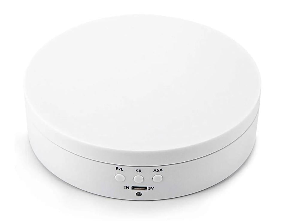 Столик поворотний демонстраційний 138 мм Білий