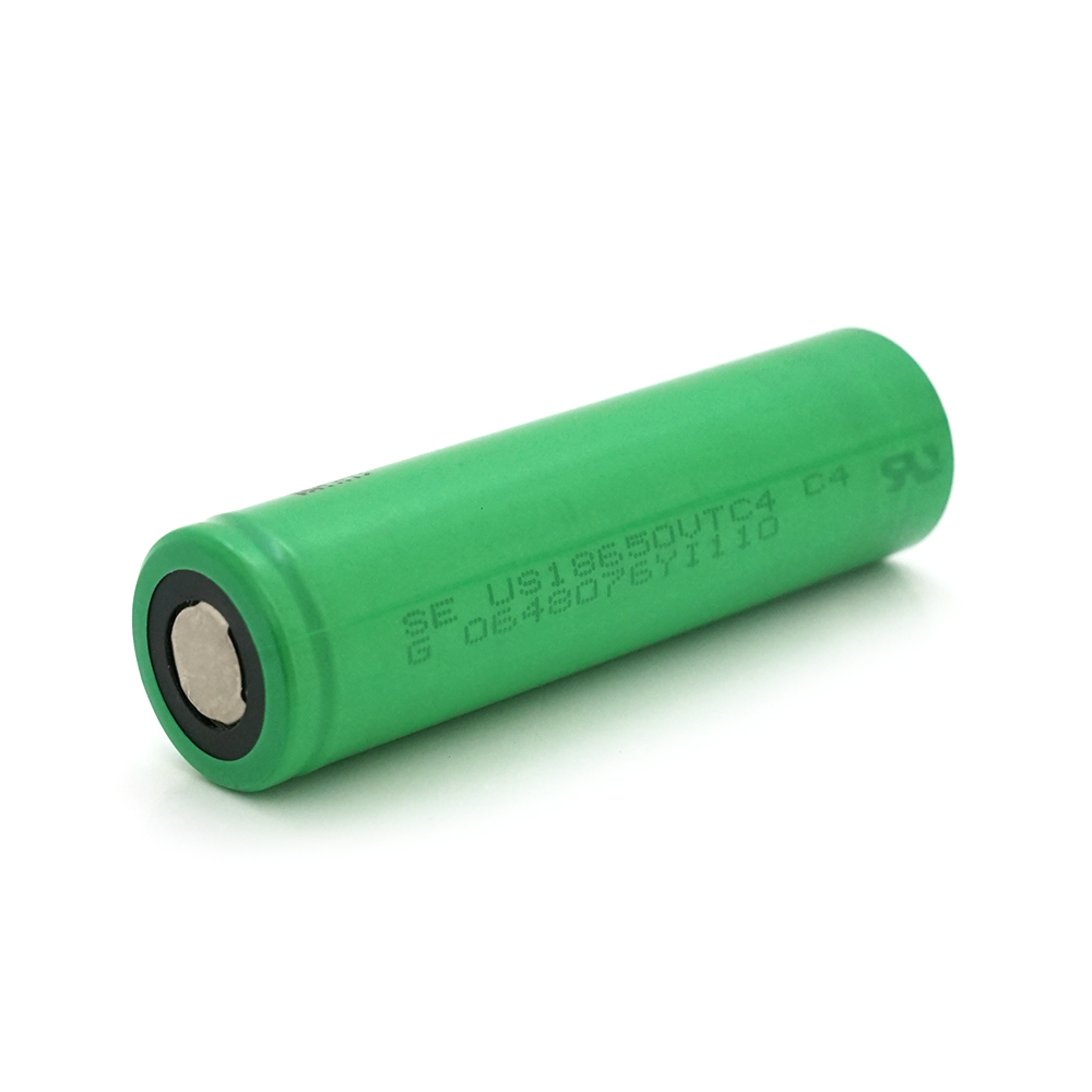 Аккумулятор литий-ионный 18650 Sony US18650VTC4 2100 mAh 25A 4,2 3,6 2,5V Зеленый (YUT_V5923)
