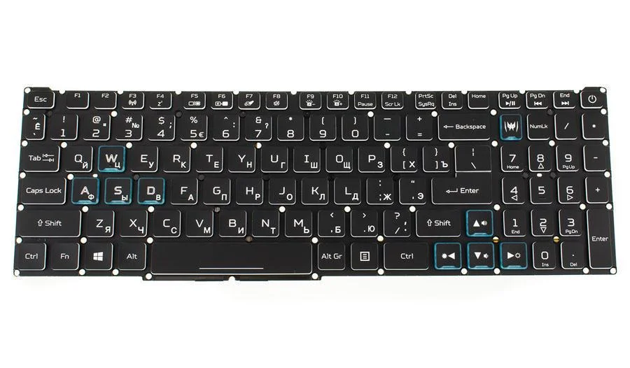 Клавиатура для ноутбука Acer Nitro AN515-54 Черный (162908)