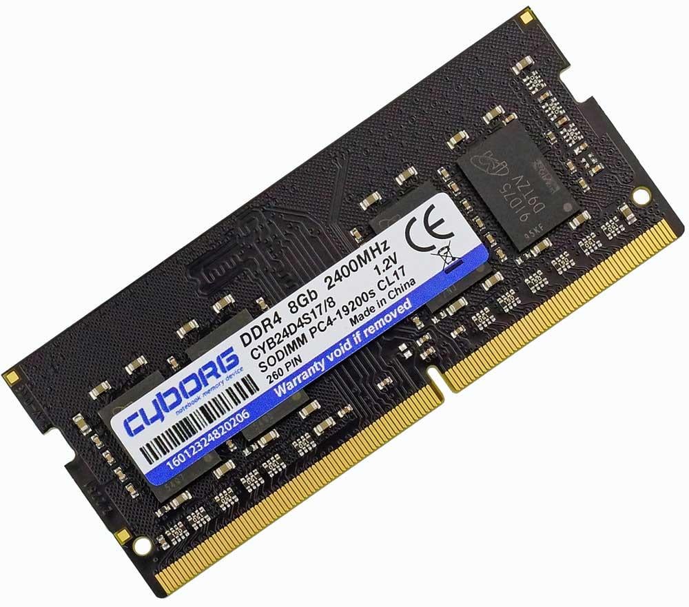 Оперативная память CYBORG DDR4 SODIMM 8GB 2400MHz PC4-19200 (CYB24D4S17/8)