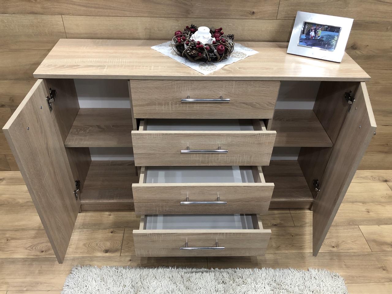 Комод Standart 4х2 1250х810х350 мм Дуб сонома світлий - фото 5