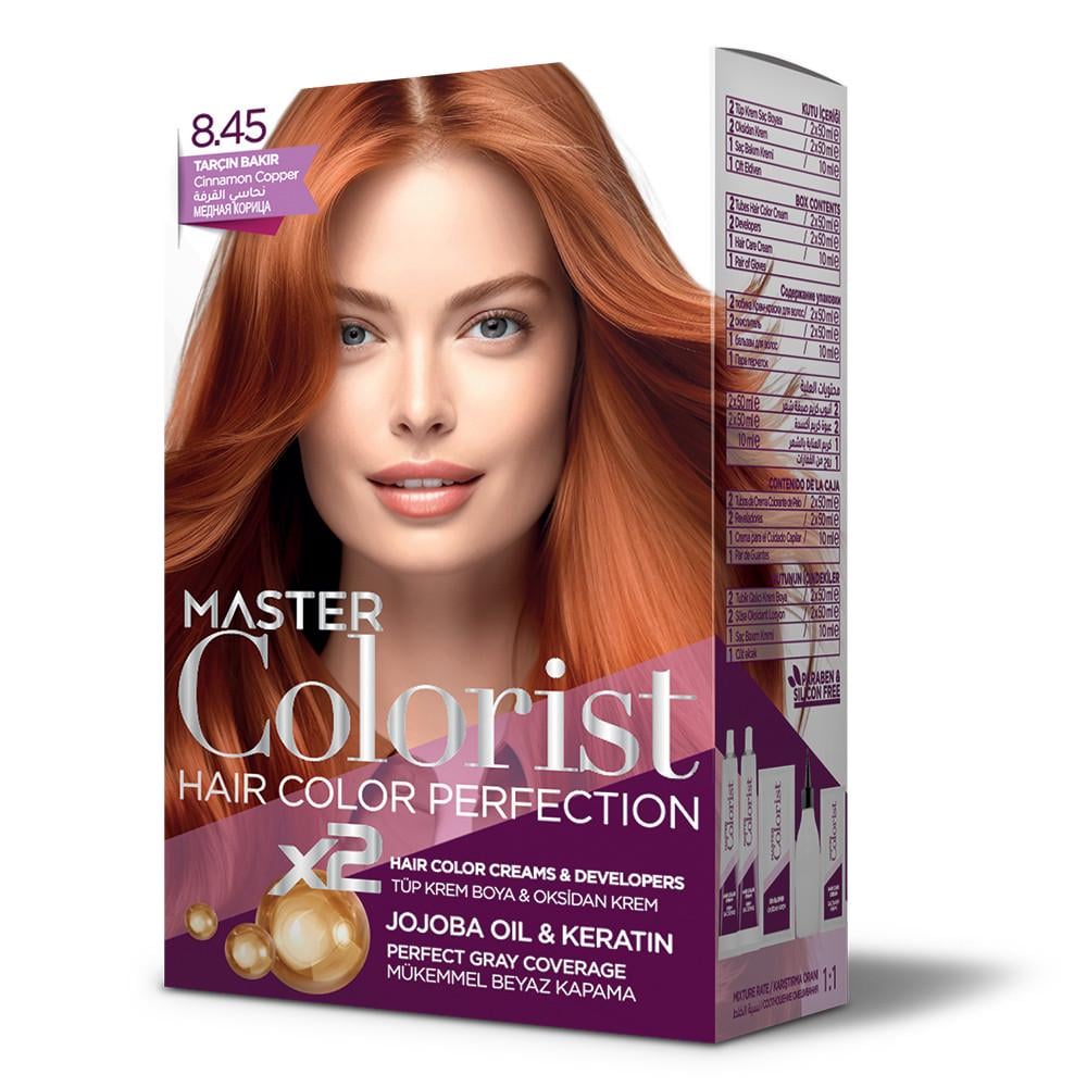 Краска для волос Master Colorist 8.45 Медная Корица 2x50 мл+2x50 мл+10 мл (2895895485)