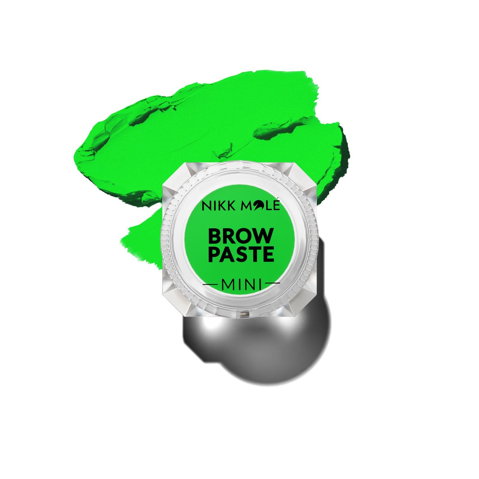 Паста Nikk Mole Brow Paste Mini для бровей 3,5 г Green (BP/Gr) - фото 1