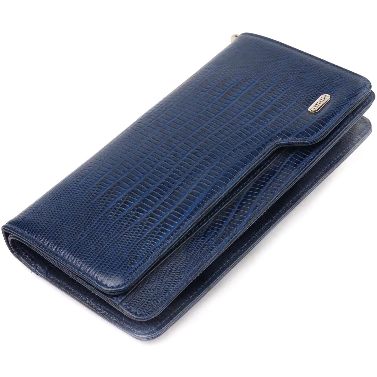 Клатч CANPELLINI Wallet 21542 кожа Синий