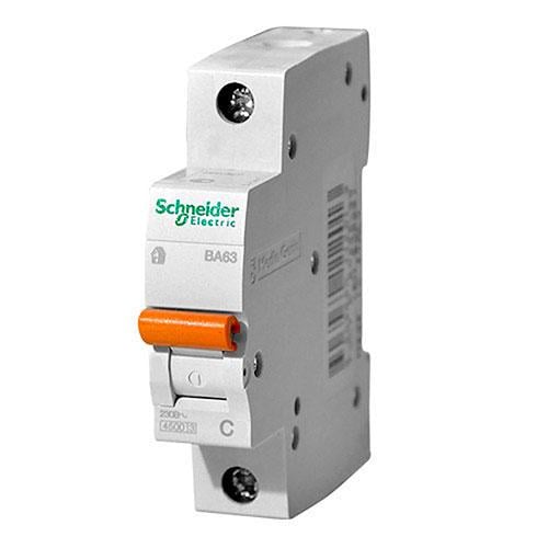 Автоматический выключатель Schneider Electric 20А 4,5kA 1 полюс тип C 11204 Домовой ВА63 (09618) Автоматический выключатель Schneider Electric 20А 4,5kA 1 полюс тип C 11204 Домовой ВА63 (09618)