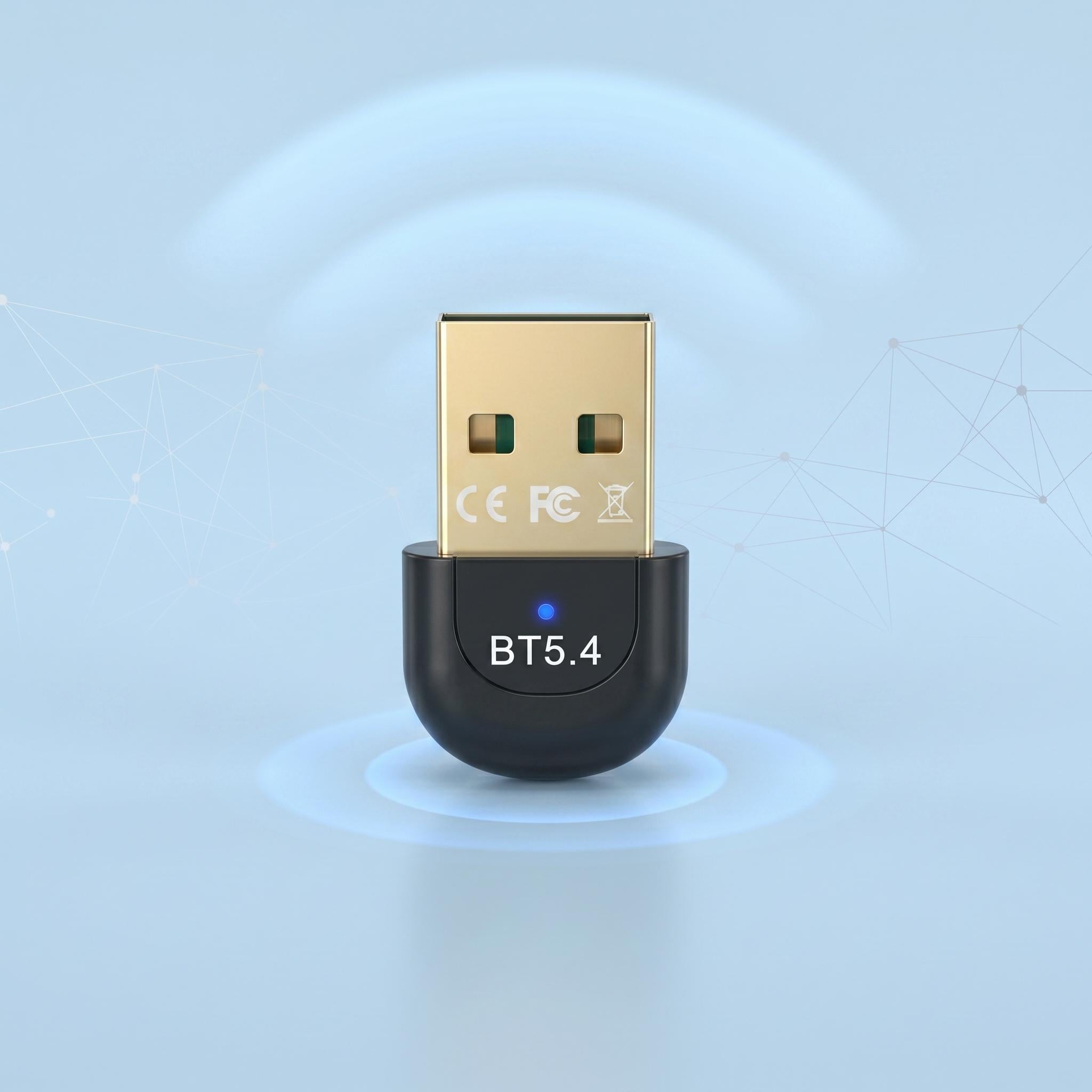 Адаптер Bluetooth 2.4ГГц USB 2.0 5.4 20 м Черный (0294-0001)