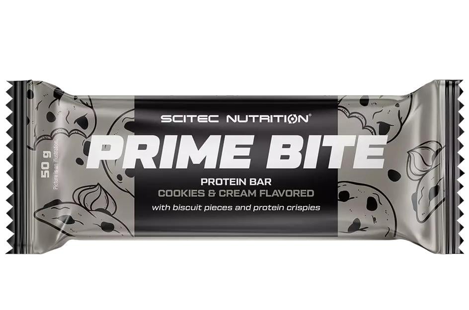 Протеиновый батончик Scitec Nutrition Prime Bite 50 g Cookies Cream - фото 1