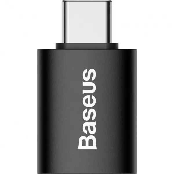 Адаптер-переходник BASEUS Ingenuity Mini OTG USB 3.1 to Type C Black (ZJJQ000001) - фото 3