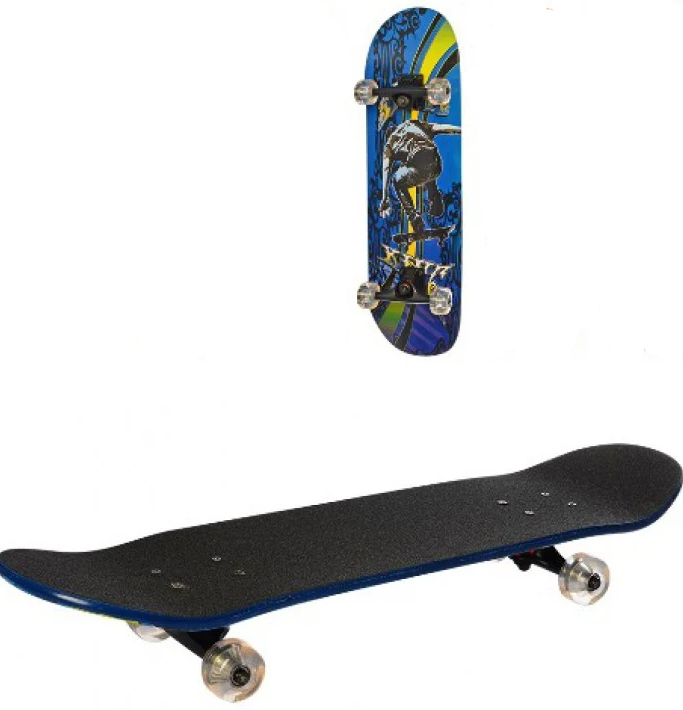 Скейтборд Profi MS 0355-4 Сине-желтый
