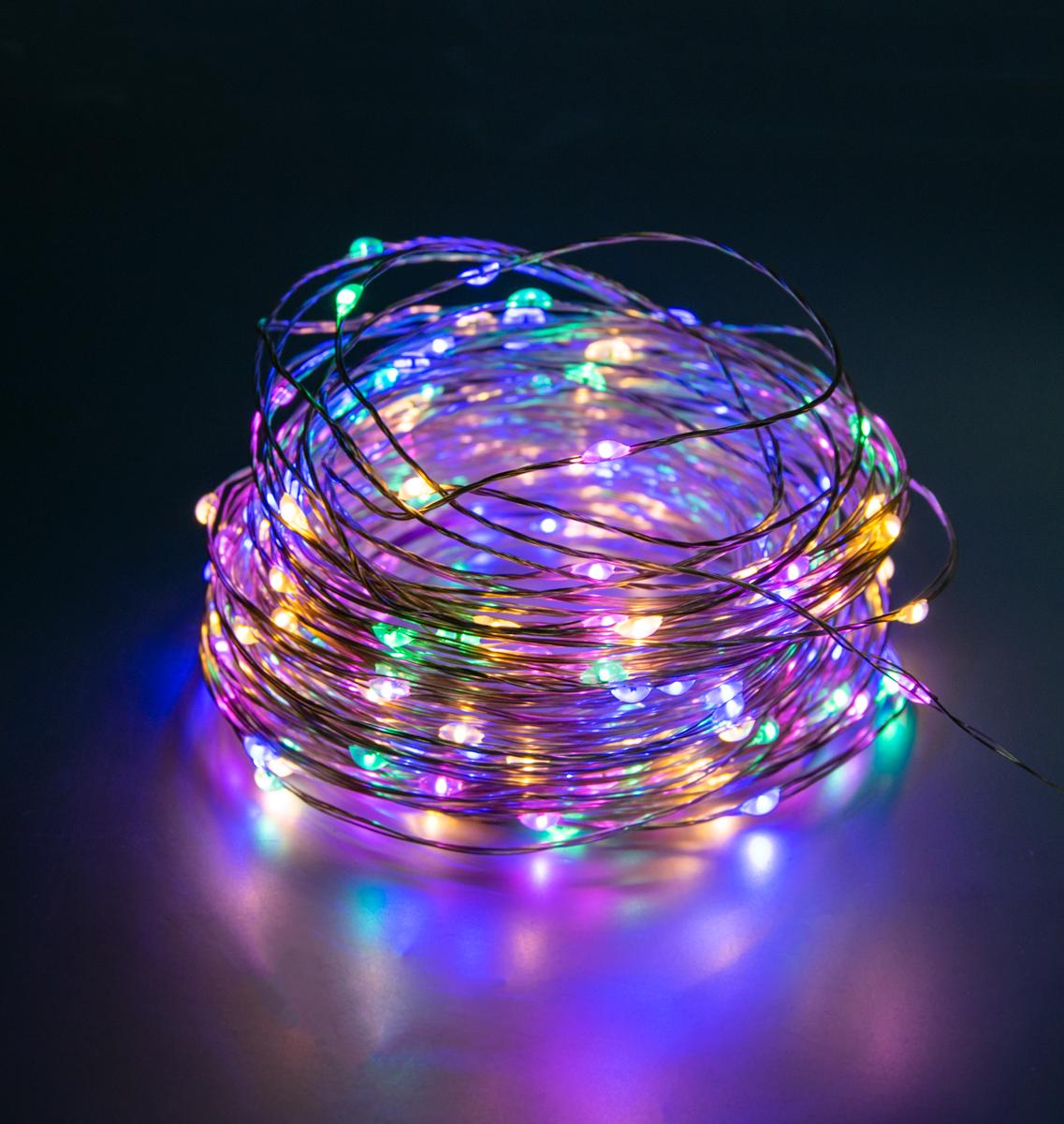 Гірлянда-роса Xmas 200 Led Copper 20 м Мультикольоровий (1008865-Other) - фото 4