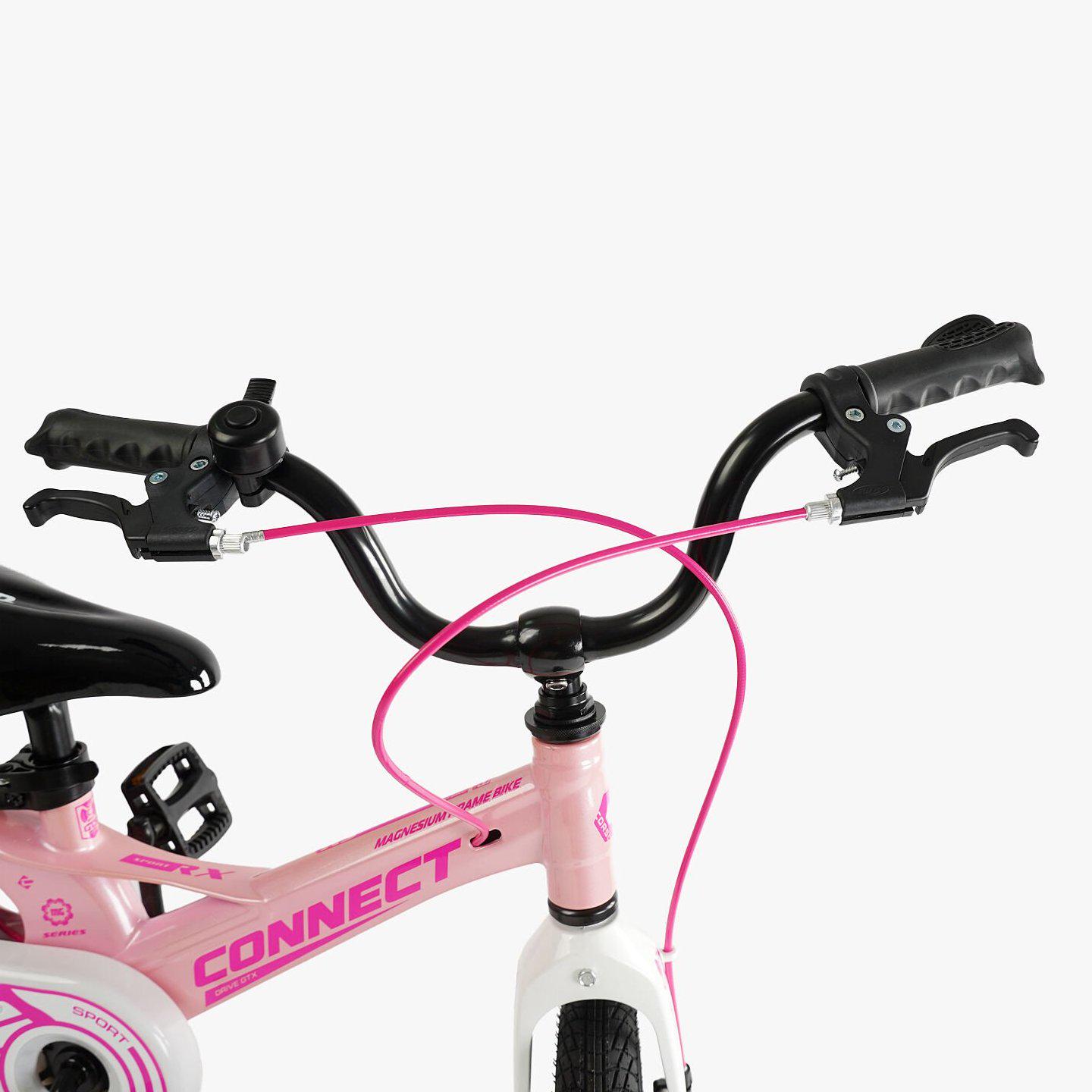 Велосипед двухколесный Corso Connect 14" детский магниевый Розовый - фото 4 Велосипед двухколесный Corso Connect 14" детский магниевый Розовый - фото 4