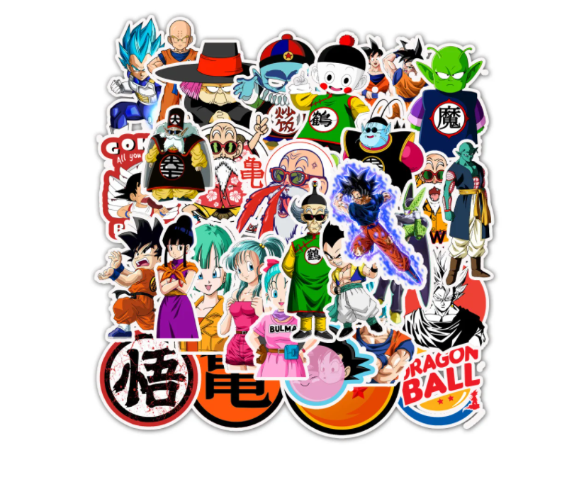 Набір наклейок Anime Manga Dragon Ball Z 50 шт.
