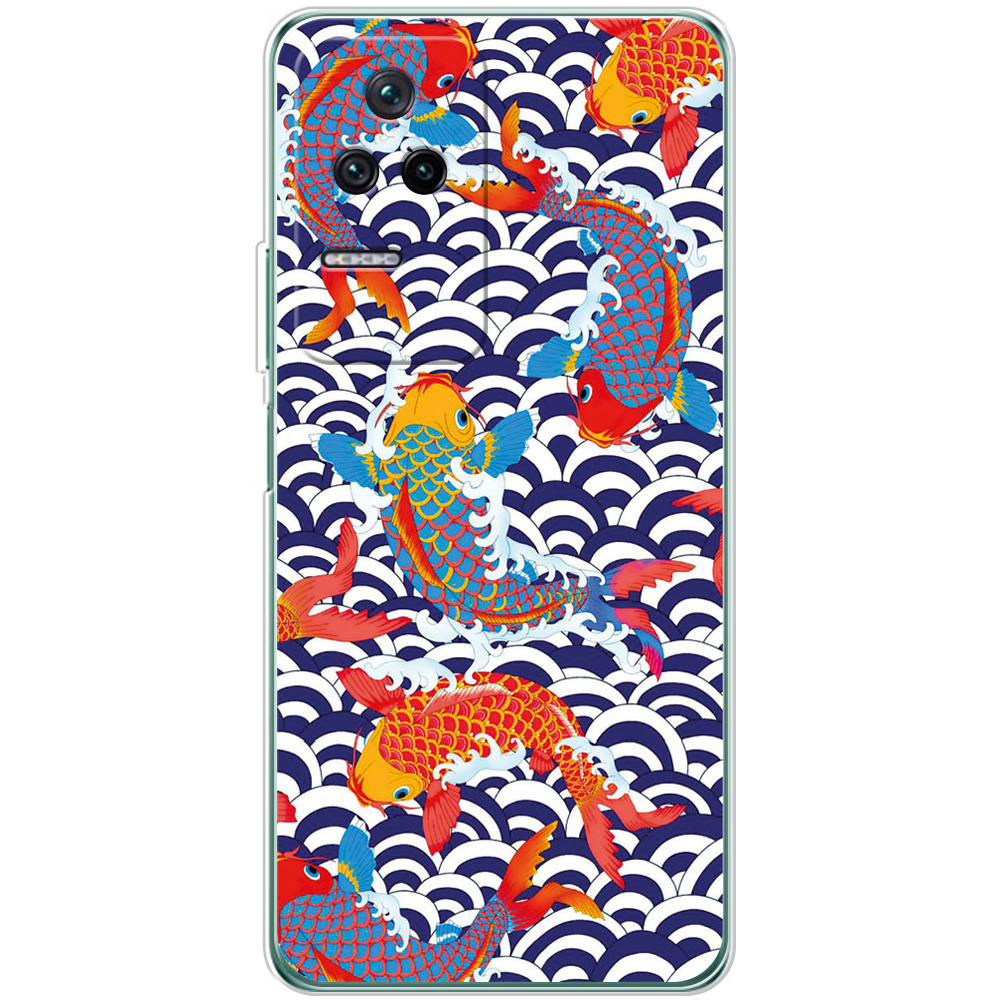 Чехол BoxFace Xiaomi Poco F4 Koi Fish Прозрачный силикон (44474-up2477-44474)