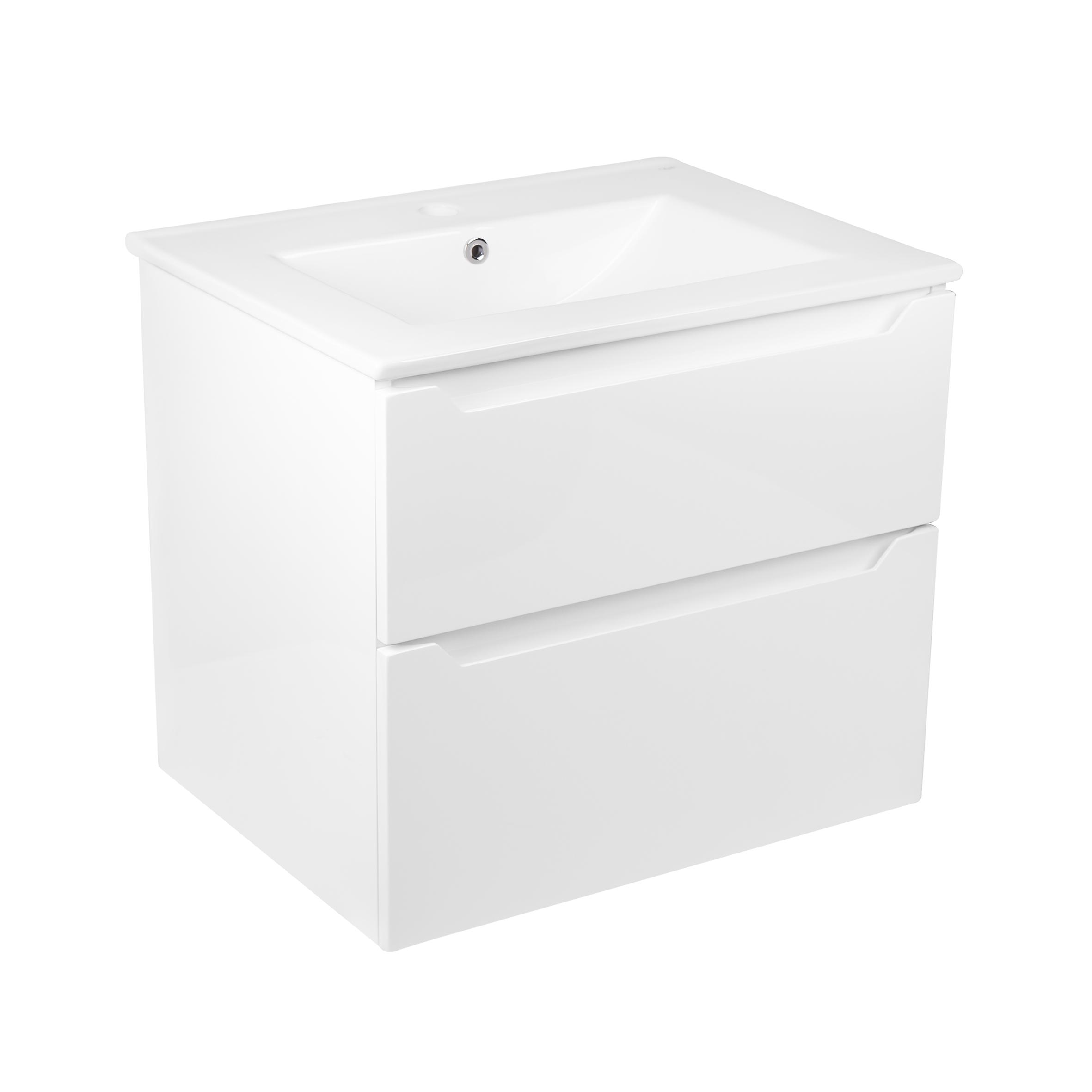 Тумба с умывальником подвесная Q-tap Scorpio QT1472TPВ7013070CW 71,5x60x47 см Белый (96892)
