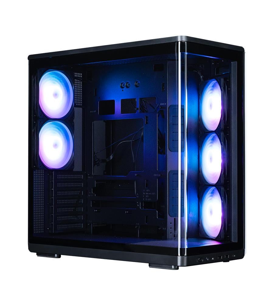 Корпус для компьютера Zalman P60 Prism Mid Tower mini-ITX/mini-ATX no PSU Черный (P60BLACK)