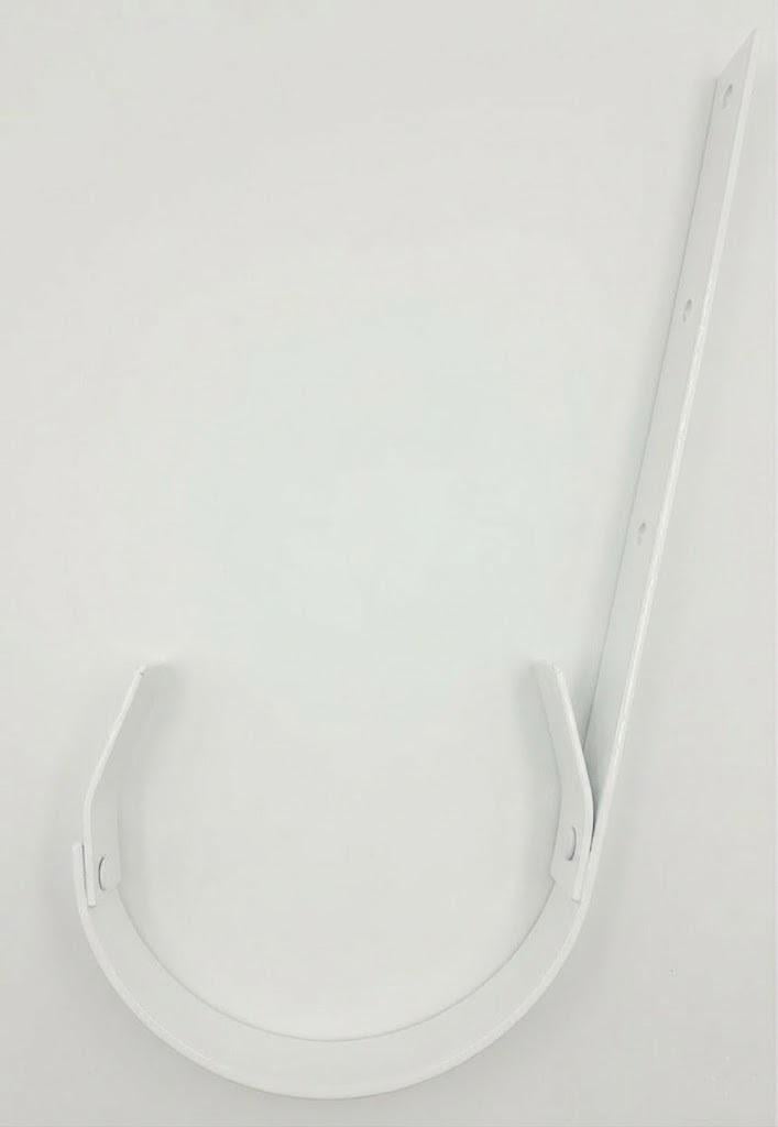 Держатель желоба металл удлиненный Ф 130/2,5 мм (ФБ 280130)